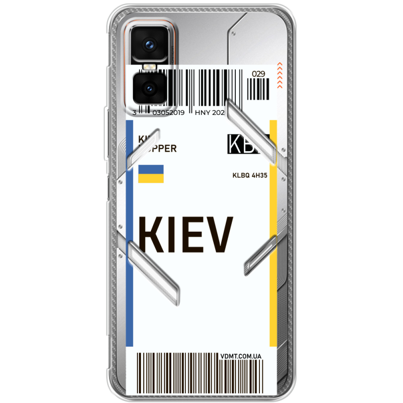 Прозорий чохол BoxFace Infinix GT 30 Pro Ticket Kiev