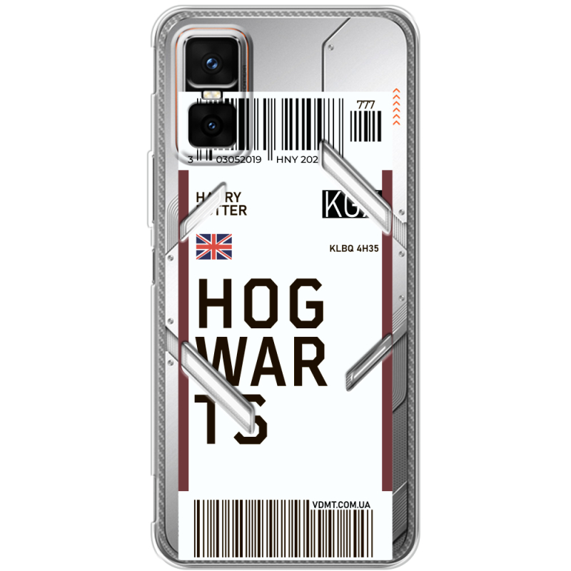 Прозорий чохол BoxFace Infinix GT 30 Pro Ticket Hogwarts