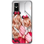 Прозорий чохол BoxFace Infinix GT 30 Pro Mouse Girls