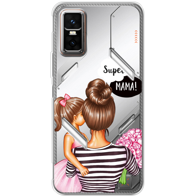 Прозорий чохол BoxFace Infinix GT 30 Pro Super Mama and Daughter