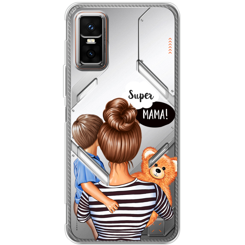 Прозорий чохол BoxFace Infinix GT 30 Pro Super Mama and Son
