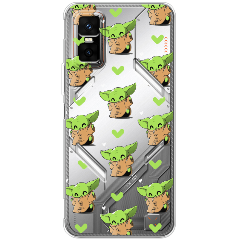 Прозорий чохол BoxFace Infinix GT 30 Pro Pattern Baby Yoda