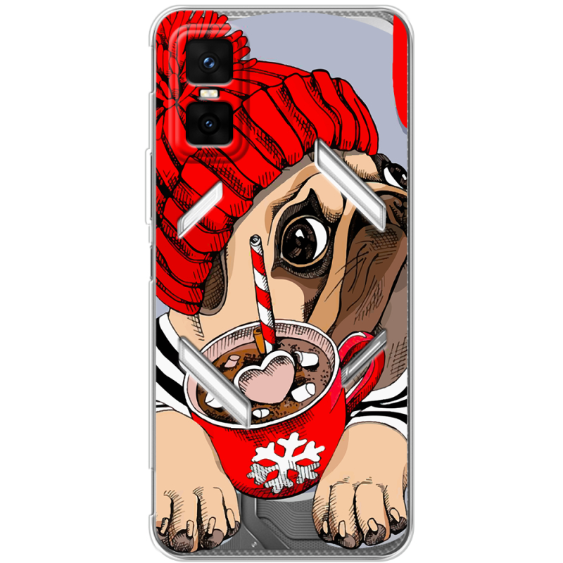 Прозорий чохол BoxFace Infinix GT 30 Pro Winter Puggy