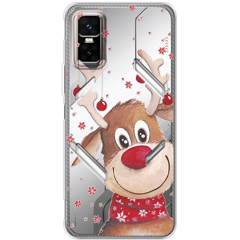 Прозорий чохол BoxFace Infinix GT 30 Pro Winter Deer