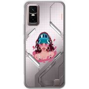 Прозорий чохол BoxFace Infinix GT 30 Pro Selena Gomez