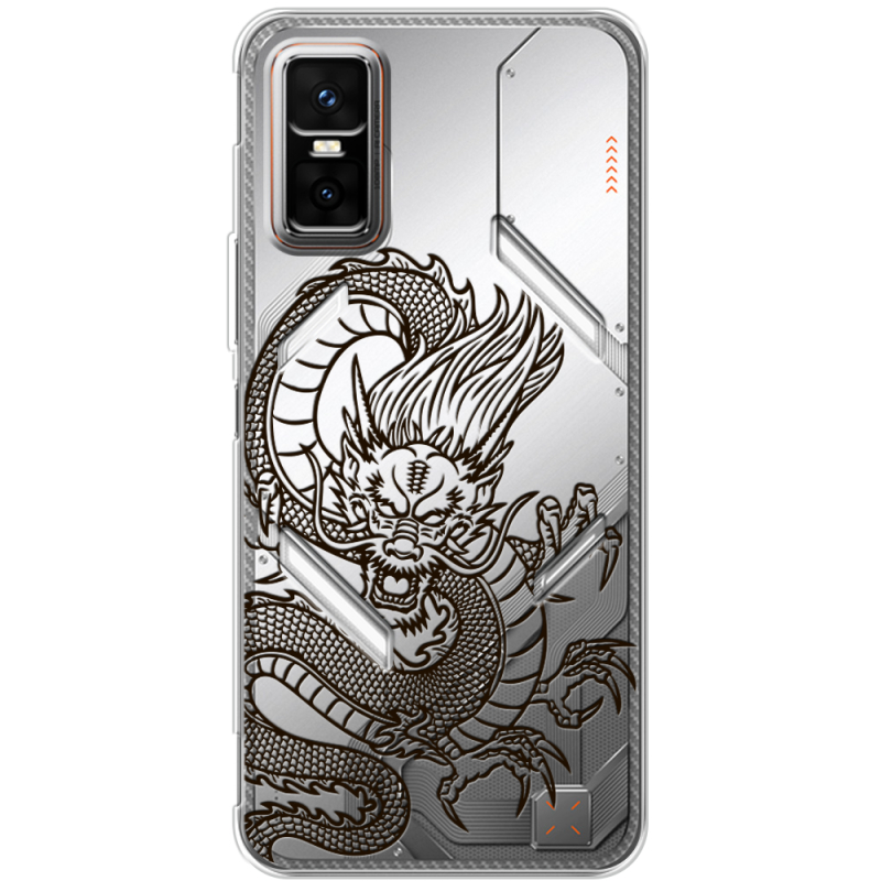 Прозорий чохол BoxFace Infinix GT 30 Pro Chinese Dragon