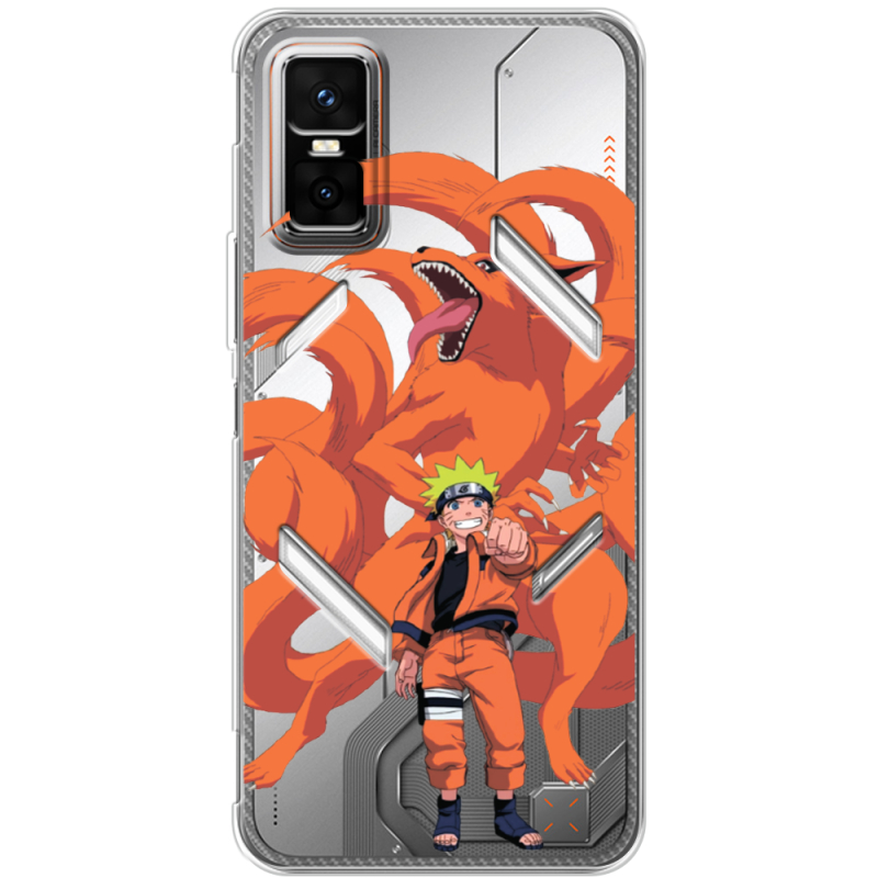 Прозорий чохол BoxFace Infinix GT 30 Pro Naruto and Kurama