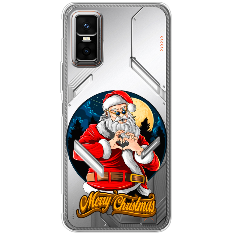 Прозорий чохол BoxFace Infinix GT 30 Pro Cool Santa