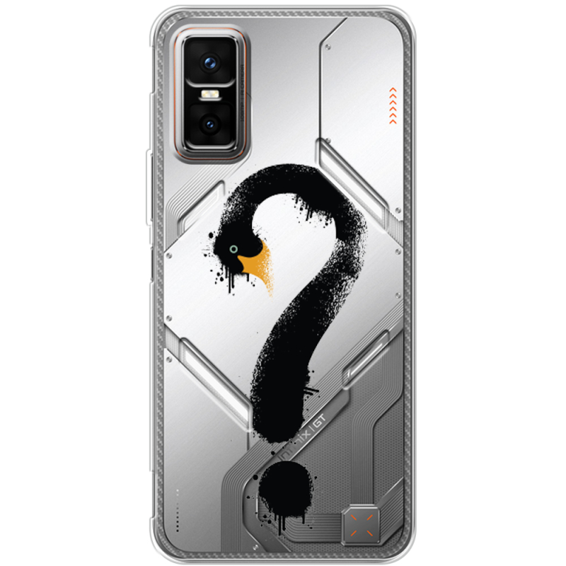 Прозорий чохол BoxFace Infinix GT 30 Pro Swan question