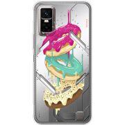 Прозорий чохол BoxFace Infinix GT 30 Pro Donuts