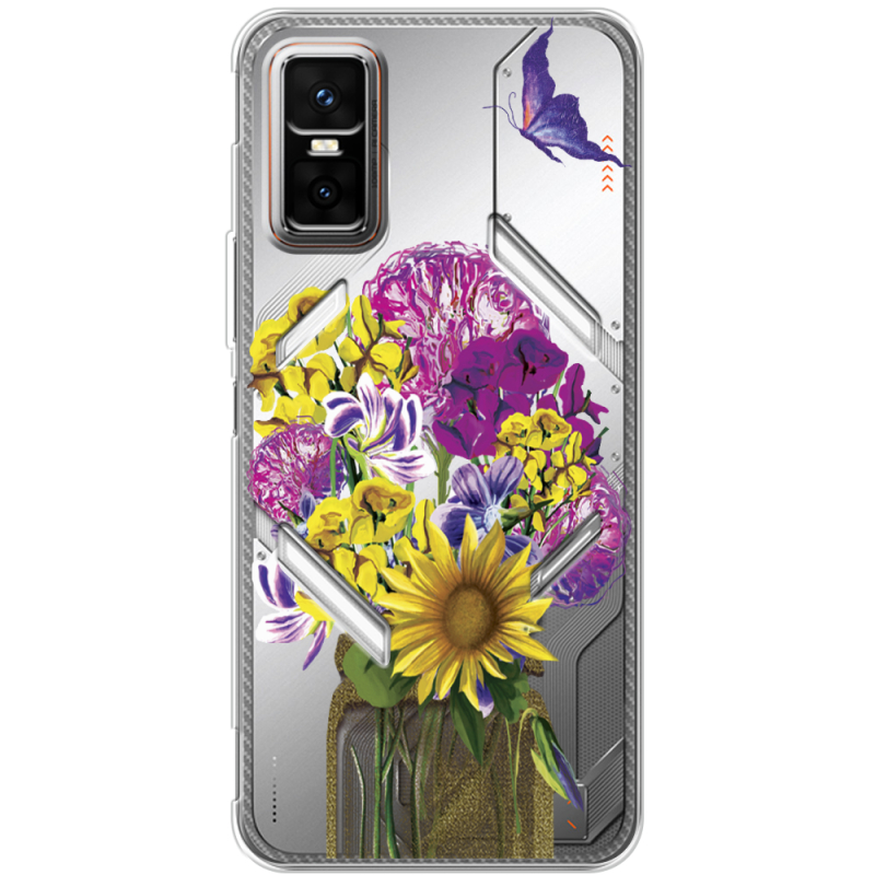 Прозорий чохол BoxFace Infinix GT 30 Pro My Bouquet