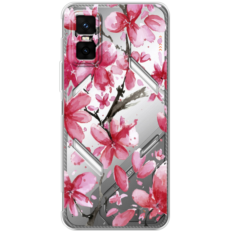 Прозорий чохол BoxFace Infinix GT 30 Pro Pink Magnolia