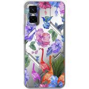 Прозорий чохол BoxFace Infinix GT 30 Pro Flamingo