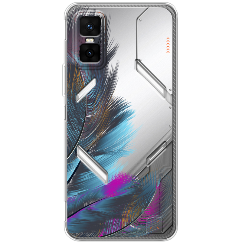 Прозорий чохол BoxFace Infinix GT 30 Pro Feathers