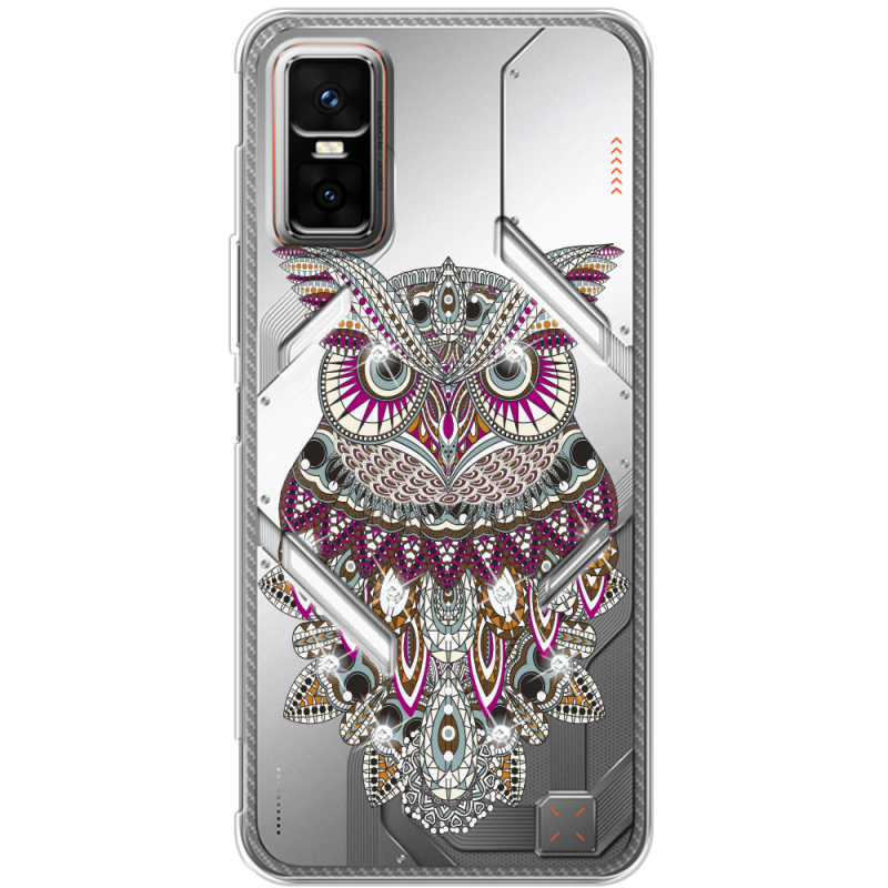 Чохол зі стразами Infinix GT 30 Pro Owl