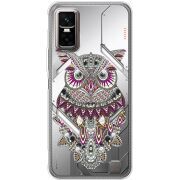 Чохол зі стразами Infinix GT 30 Pro Owl