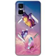 Чохол зі стразами Infinix GT 30 Pro Butterflies