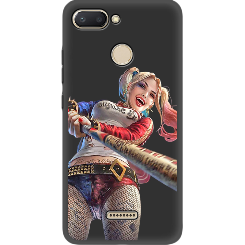 Черный чехол Uprint Xiaomi Redmi 6 Happy Harley Quinn