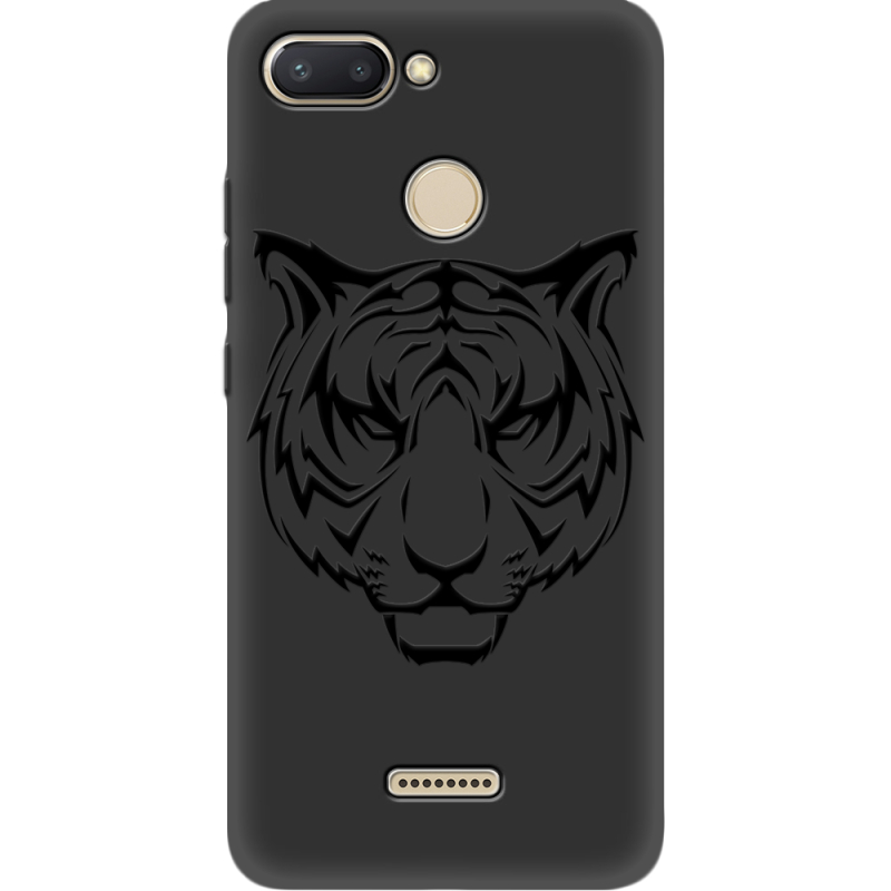 Черный чехол Uprint Xiaomi Redmi 6 Tiger