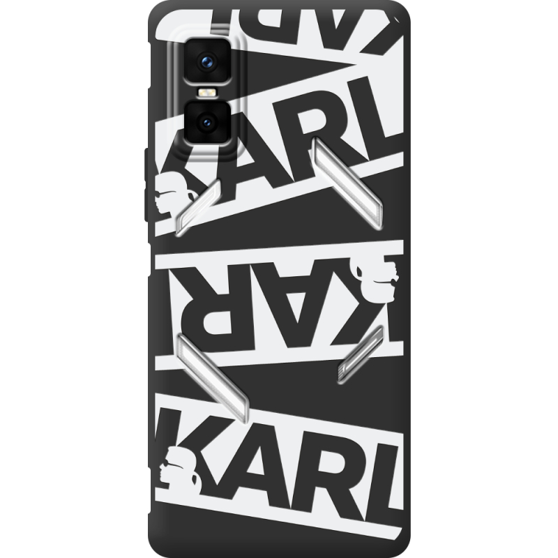 Чорний чохол BoxFace Infinix GT 30 Pro White Karl