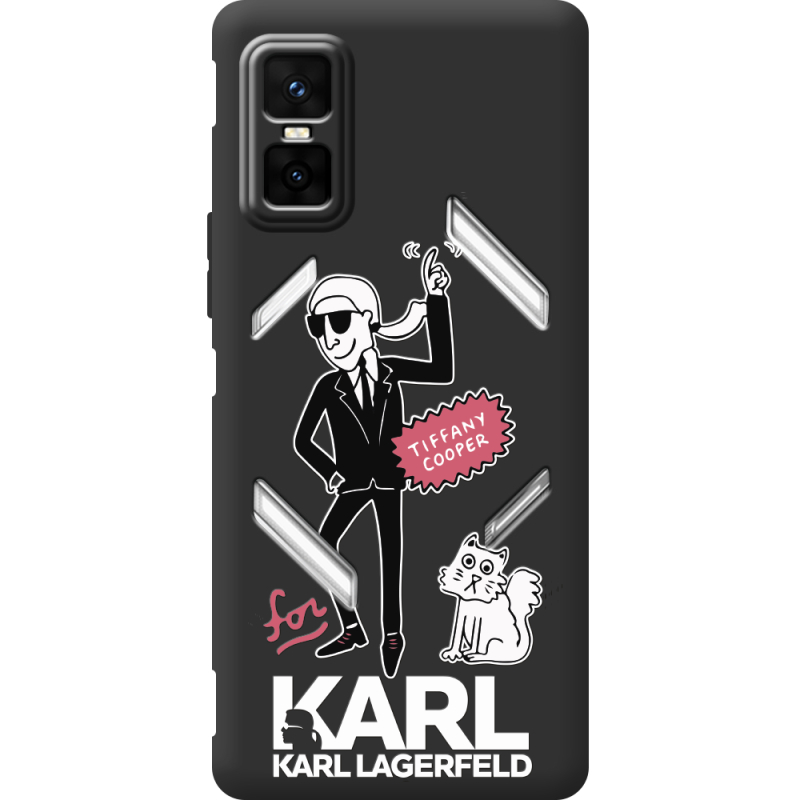 Чорний чохол BoxFace Infinix GT 30 Pro For Karl