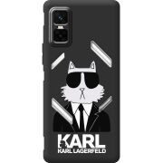 Чорний чохол BoxFace Infinix GT 30 Pro Cat in Black