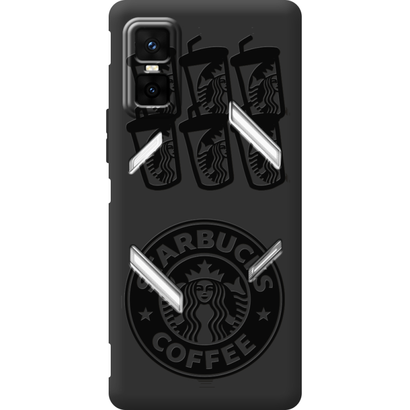 Чорний чохол BoxFace Infinix GT 30 Pro Black Coffee