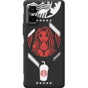 Чорний чохол BoxFace Infinix GT 30 Pro RedWhite Coffee