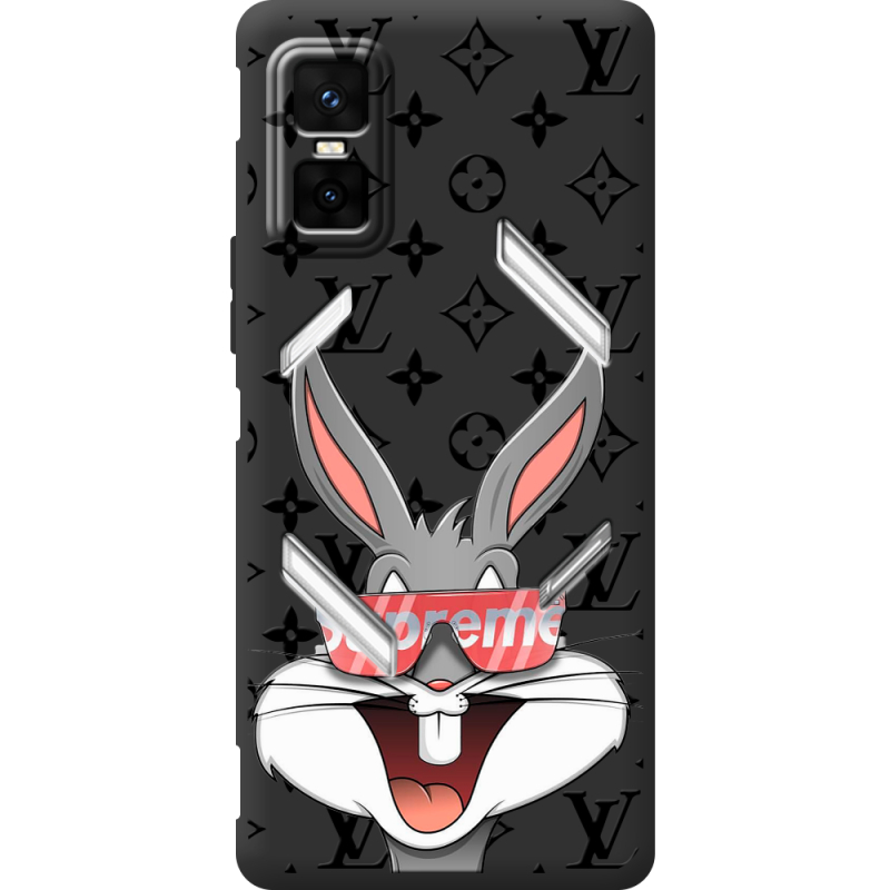 Чорний чохол BoxFace Infinix GT 30 Pro looney bunny