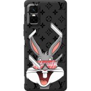 Чорний чохол BoxFace Infinix GT 30 Pro looney bunny