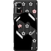 Чорний чохол BoxFace Infinix GT 30 Pro Flower Hair