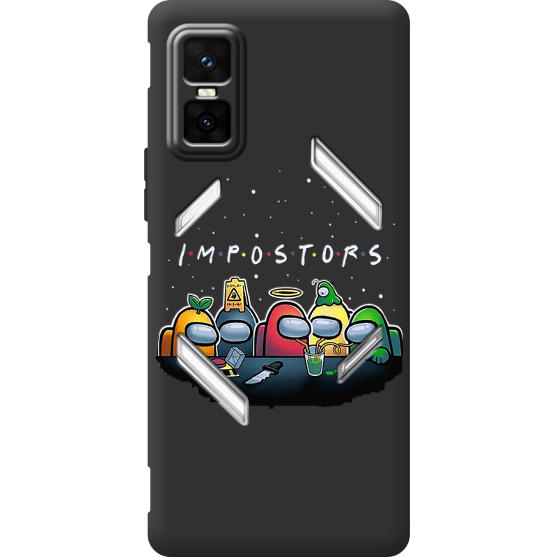 Чорний чохол BoxFace Infinix GT 30 Pro Among Us Impostors