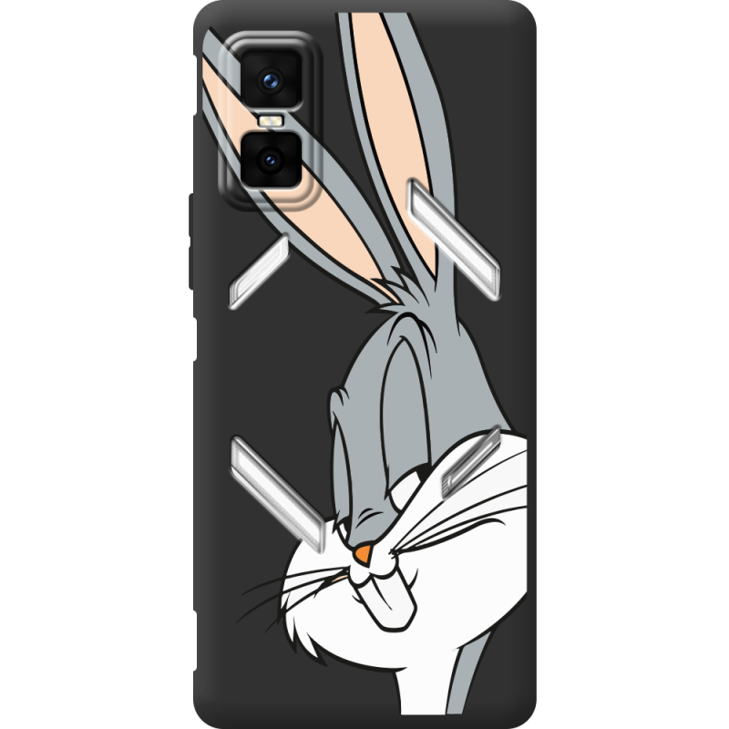 Чорний чохол BoxFace Infinix GT 30 Pro Lucky Rabbit