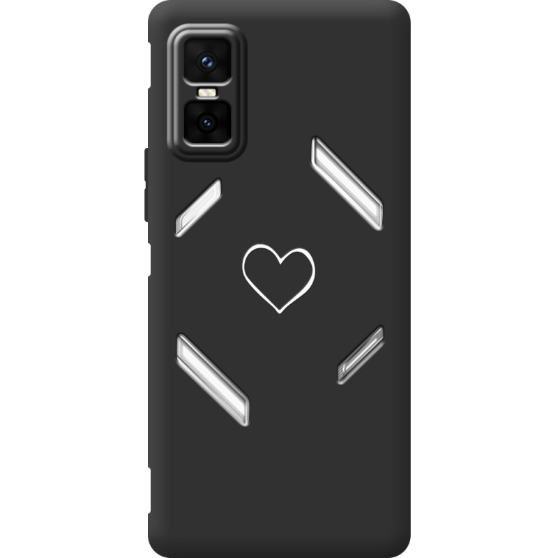 Чорний чохол BoxFace Infinix GT 30 Pro My Heart