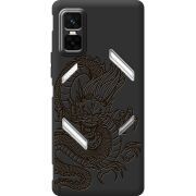 Чорний чохол BoxFace Infinix GT 30 Pro Chinese Dragon