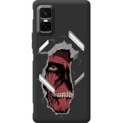 Чорний чохол BoxFace Infinix GT 30 Pro Нападение на Титана