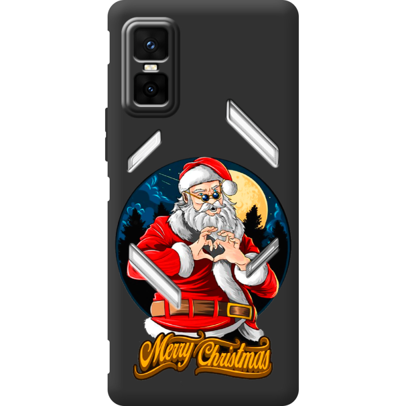 Чорний чохол BoxFace Infinix GT 30 Pro Cool Santa