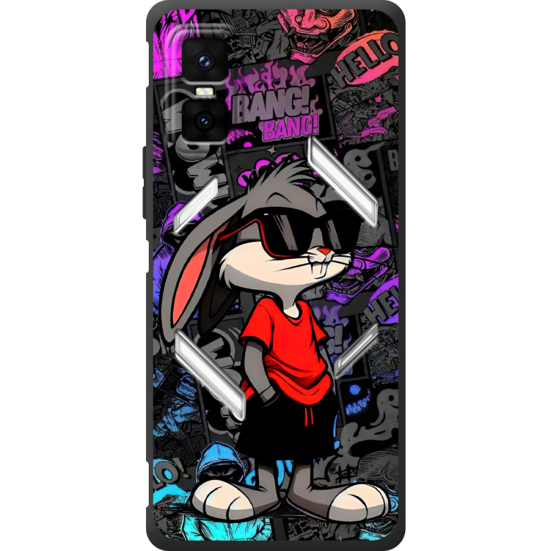 Чорний чохол BoxFace Infinix GT 30 Pro Малий вухань