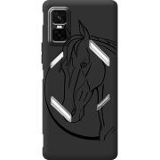 Чорний чохол BoxFace Infinix GT 30 Pro Horse