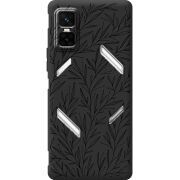 Чорний чохол BoxFace Infinix GT 30 Pro Leaves