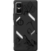 Чорний чохол BoxFace Infinix GT 30 Pro Mountains