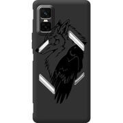 Чорний чохол BoxFace Infinix GT 30 Pro Wolf and Raven