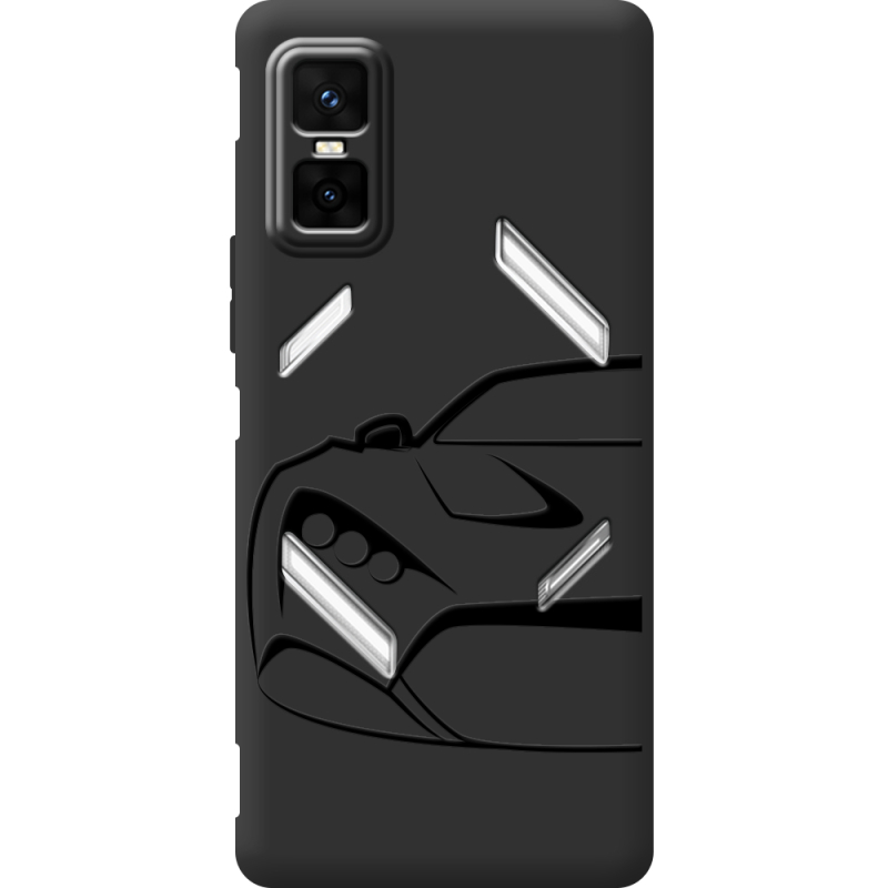 Чорний чохол BoxFace Infinix GT 30 Pro Sportcar