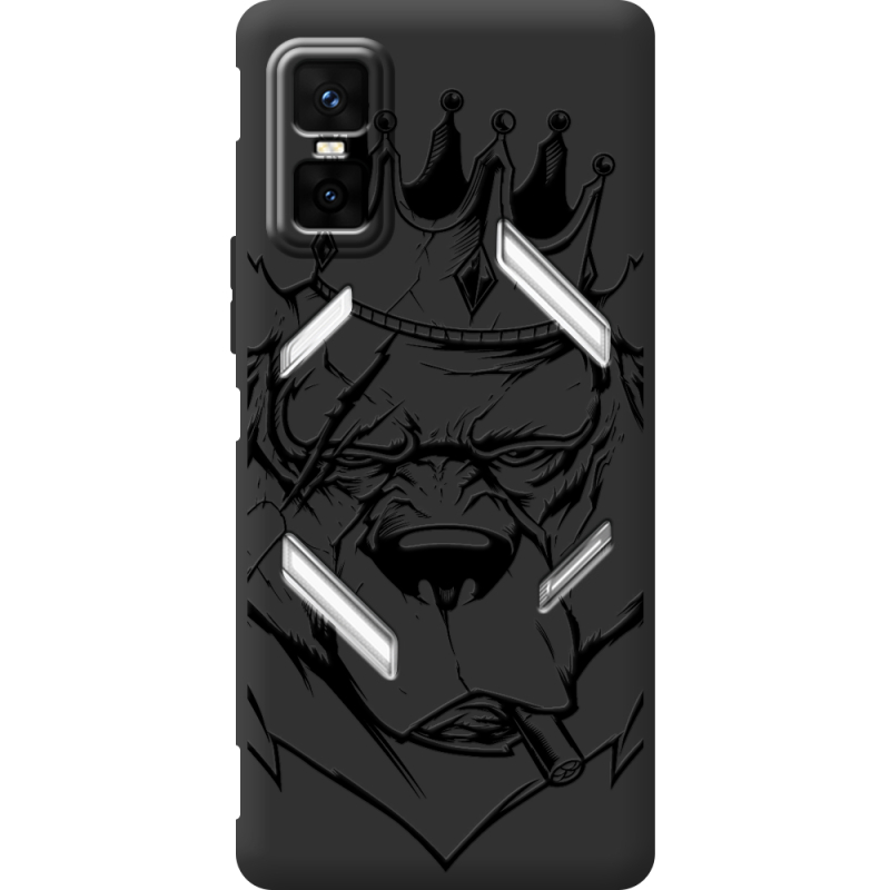 Чорний чохол BoxFace Infinix GT 30 Pro Bear King