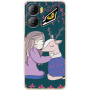 Чохол BoxFace Nubia Neo 3 5G Girl and deer