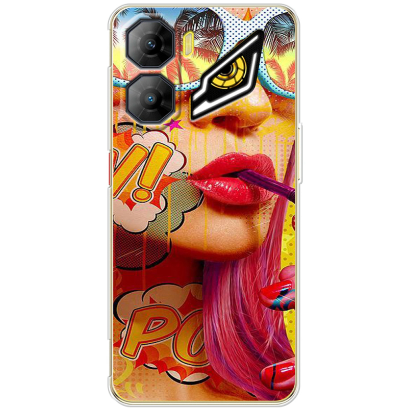 Чохол BoxFace Nubia Neo 3 5G Yellow Girl Pop Art