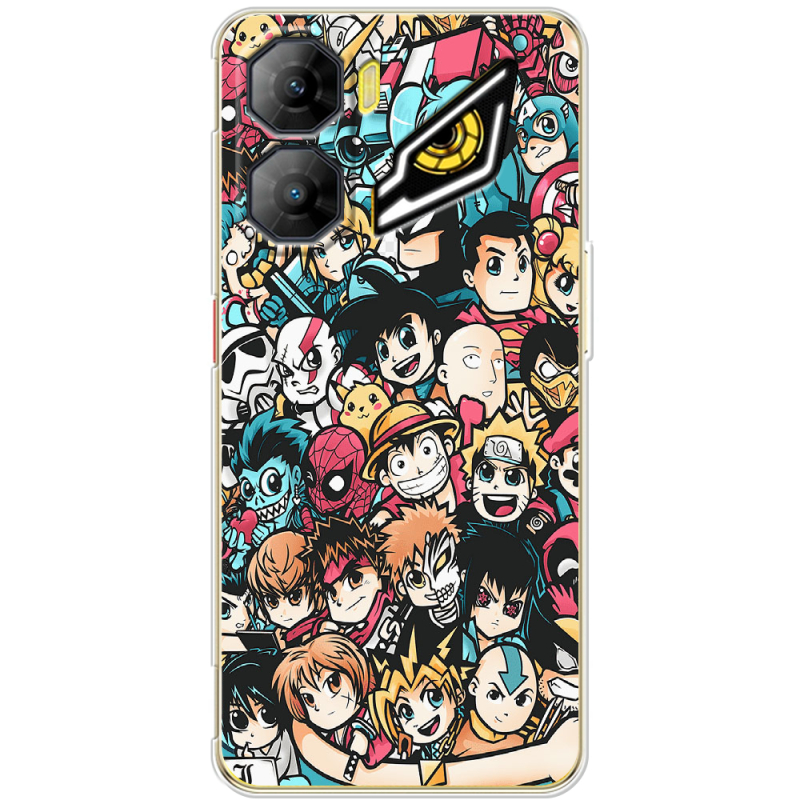 Чохол BoxFace Nubia Neo 3 5G Anime Stickers