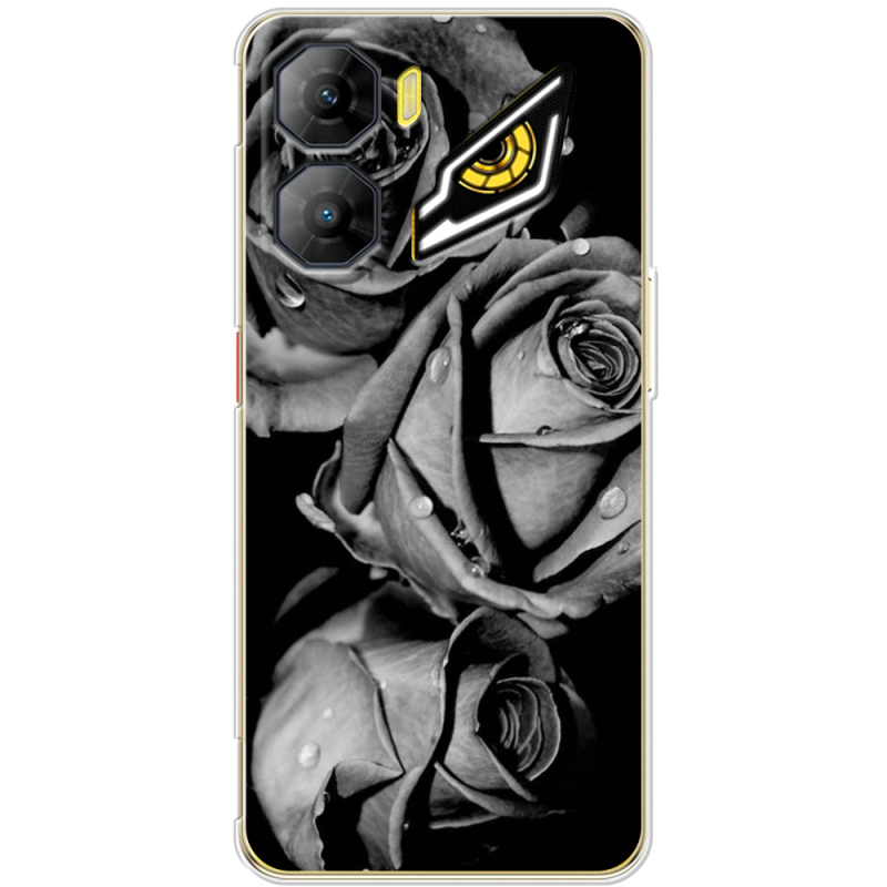 Чохол BoxFace Nubia Neo 3 5G Black and White Roses