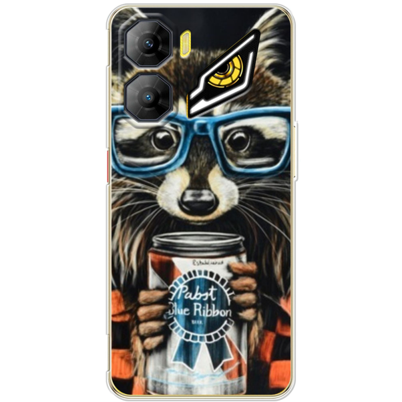 Чохол BoxFace Nubia Neo 3 5G Енот с банкой