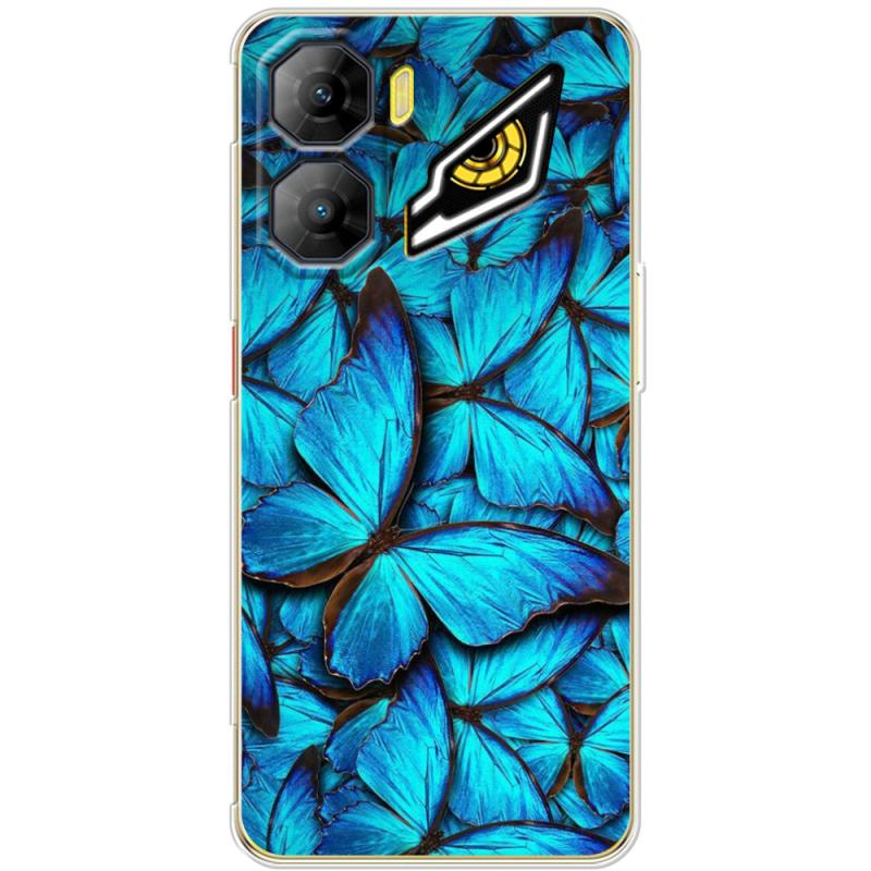 Чохол BoxFace Nubia Neo 3 5G лазурные бабочки